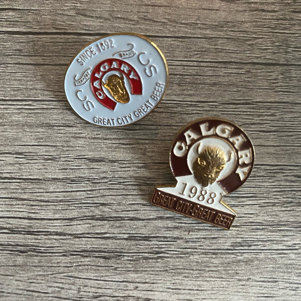 Vintage Calgary Stampede lapel pins